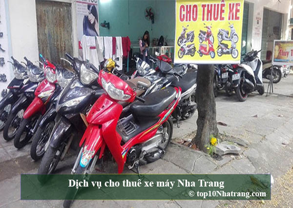 Dịch vụ cho thuê xe máy Nha Trang