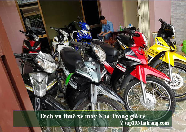 Dịch vụ thuê xe máy Nha Trang giá rẻ