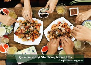 Quán ăn vặt tại Nha Trang Khánh Hòa