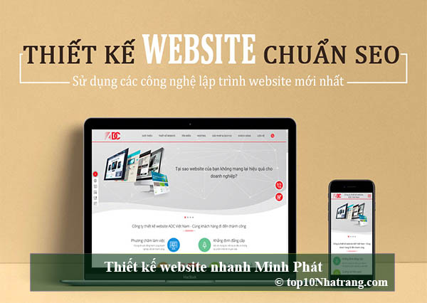 Thiết kế website nhanh Minh Phát