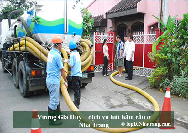 Vương Gia Huy – dịch vụ hút hầm cầu ở Nha Trang