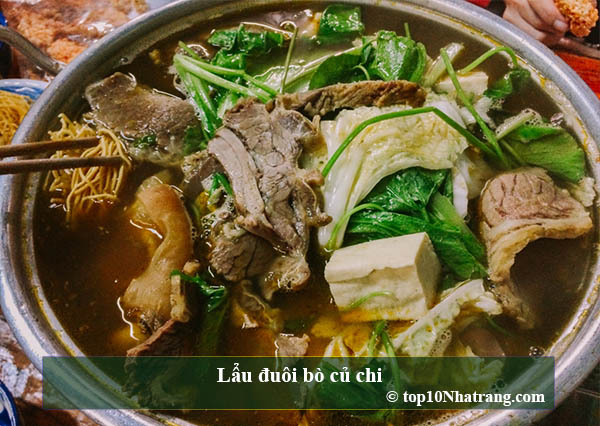 Lẩu đuôi bò Củ Chi