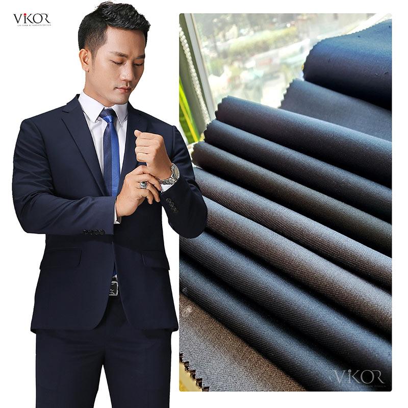 Vải Cashmere may đồng phục vest nam